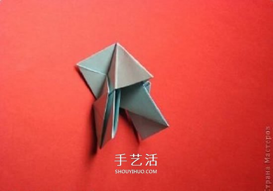 綠蘿魔靈花球的折法圖解 折紙綠蘿魔靈花球教程 -  rpnrmr.com