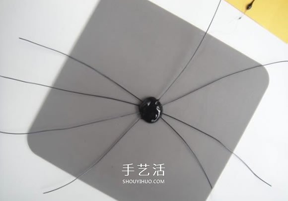 萬圣節(jié)蜘蛛便簽夾DIY 鐵絲手工制作可愛小蜘蛛 -  rpnrmr.com