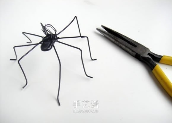 萬圣節(jié)蜘蛛便簽夾DIY 鐵絲手工制作可愛小蜘蛛 -  rpnrmr.com