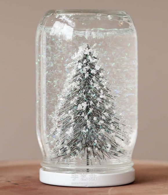 自制雪景玻璃瓶的方法 浪漫雪景擺飾DIY教程 -  rpnrmr.com