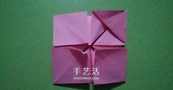 八角花籃的折法圖解 怎么四個(gè)折紙花籃步驟圖 -  rpnrmr.com
