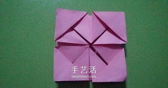 八角花籃的折法圖解 怎么四個(gè)折紙花籃步驟圖 -  rpnrmr.com