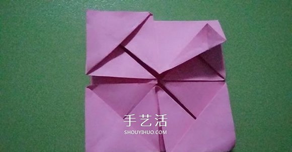 八角花籃的折法圖解 怎么四個(gè)折紙花籃步驟圖 -  rpnrmr.com