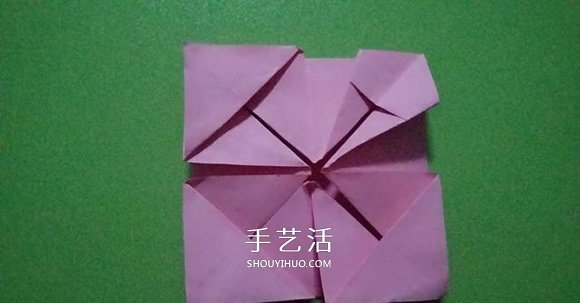 八角花籃的折法圖解 怎么四個(gè)折紙花籃步驟圖 -  rpnrmr.com
