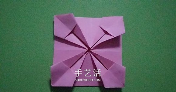 八角花籃的折法圖解 怎么四個(gè)折紙花籃步驟圖 -  rpnrmr.com