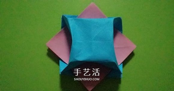 八角花籃的折法圖解 怎么四個(gè)折紙花籃步驟圖 -  rpnrmr.com