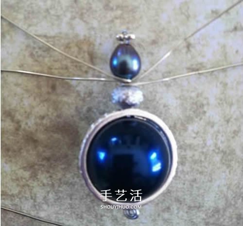 手工串珠蜘蛛的做法 串珠蜘蛛工藝品DIY制作 -  rpnrmr.com