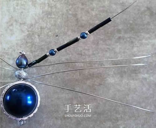 手工串珠蜘蛛的做法 串珠蜘蛛工藝品DIY制作 -  rpnrmr.com