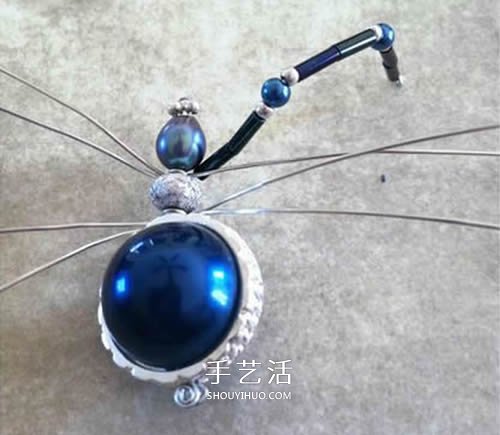 手工串珠蜘蛛的做法 串珠蜘蛛工藝品DIY制作 -  rpnrmr.com