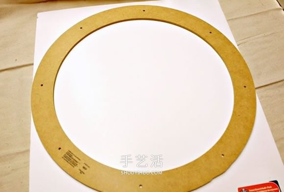 一次性勺子手工制作漂亮的野菊花掛鐘圖解 -  rpnrmr.com