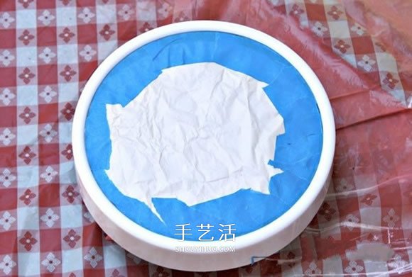 一次性勺子手工制作漂亮的野菊花掛鐘圖解 -  rpnrmr.com