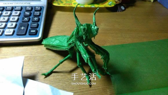 立體螳螂的折法圖解 折紙小螳螂的詳細(xì)步驟 -  rpnrmr.com