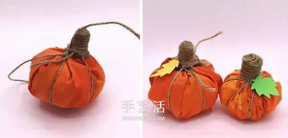 簡單布藝小南瓜的制作 幼兒手工做南瓜的教程 -  rpnrmr.com