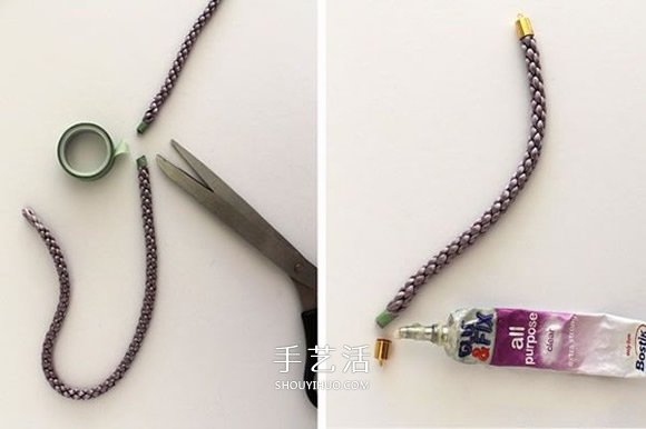 粗尼龍繩制作手鏈的方法 自制尼龍繩手鏈圖解 -  rpnrmr.com