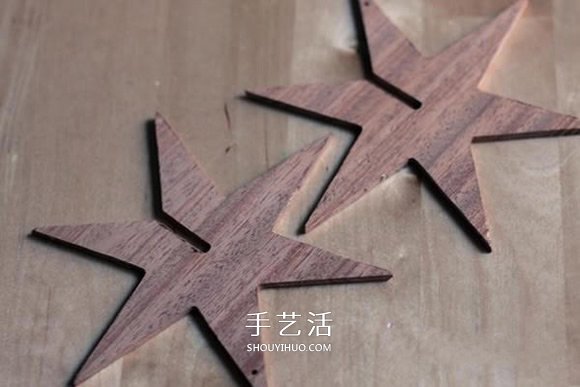 浪漫星光裝飾手工制作 木板制作星星掛飾教程 -  rpnrmr.com