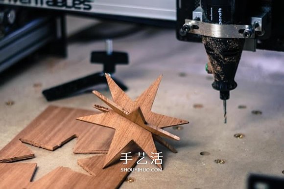 浪漫星光裝飾手工制作 木板制作星星掛飾教程 -  rpnrmr.com