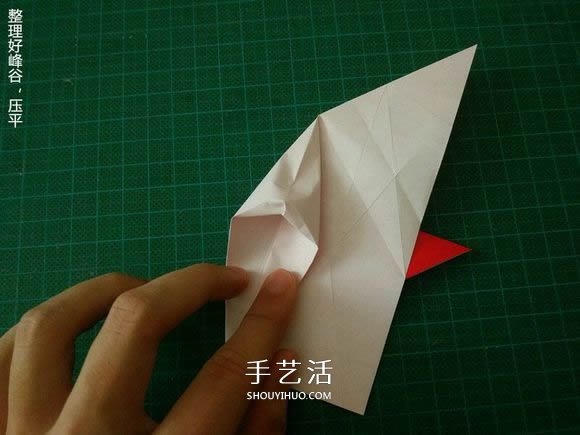 圣誕鶴的折法圖解教程 折紙圣誕紙鶴的方法 -  rpnrmr.com