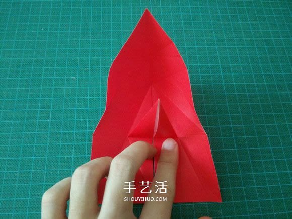 圣誕鶴的折法圖解教程 折紙圣誕紙鶴的方法 -  rpnrmr.com