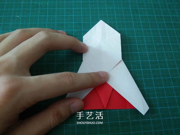 圣誕鶴的折法圖解教程 折紙圣誕紙鶴的方法 -  rpnrmr.com