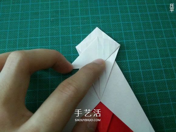 圣誕鶴的折法圖解教程 折紙圣誕紙鶴的方法 -  rpnrmr.com