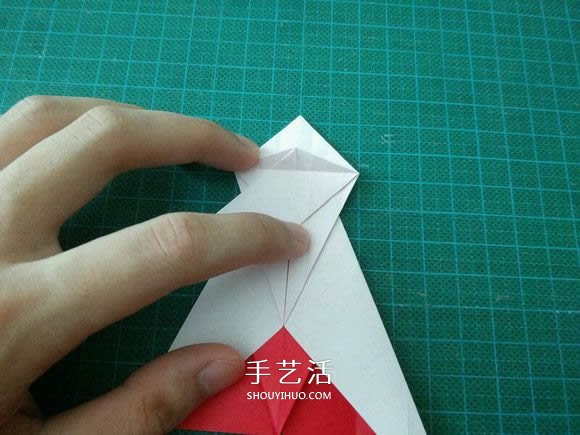 圣誕鶴的折法圖解教程 折紙圣誕紙鶴的方法 -  rpnrmr.com