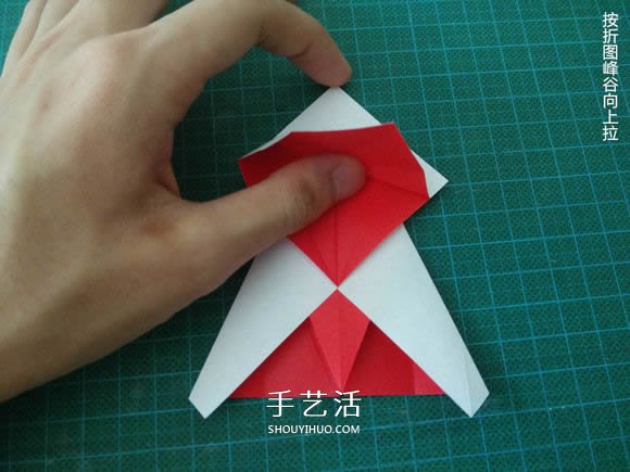 圣誕鶴的折法圖解教程 折紙圣誕紙鶴的方法 -  rpnrmr.com