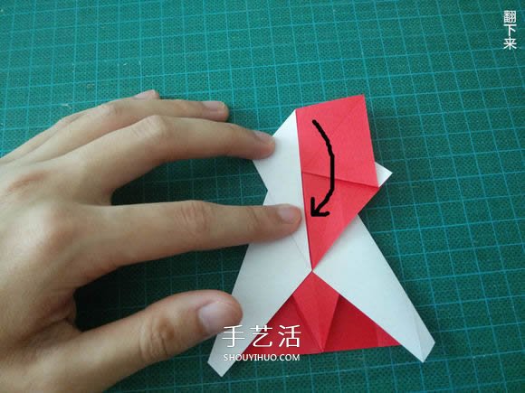 圣誕鶴的折法圖解教程 折紙圣誕紙鶴的方法 -  rpnrmr.com