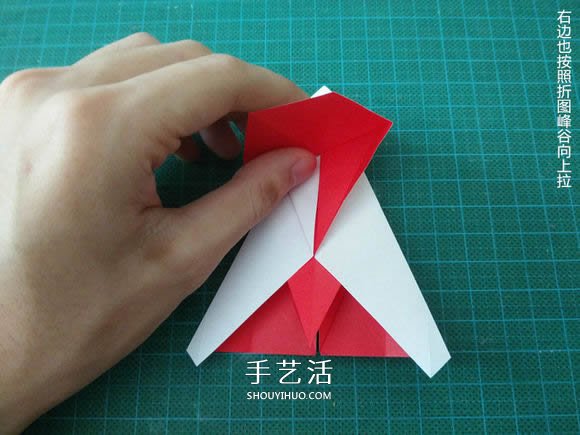 圣誕鶴的折法圖解教程 折紙圣誕紙鶴的方法 -  rpnrmr.com