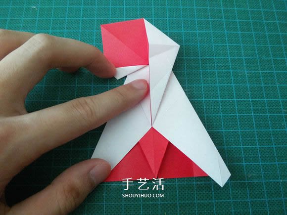 圣誕鶴的折法圖解教程 折紙圣誕紙鶴的方法 -  rpnrmr.com