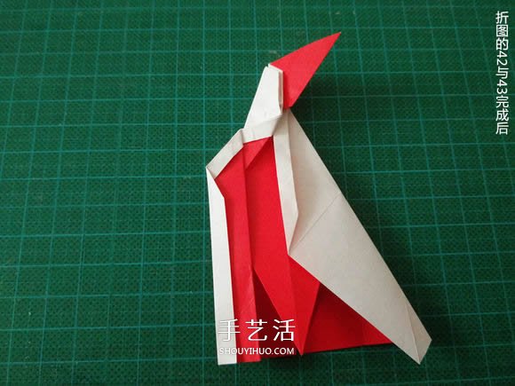 圣誕鶴的折法圖解教程 折紙圣誕紙鶴的方法 -  rpnrmr.com