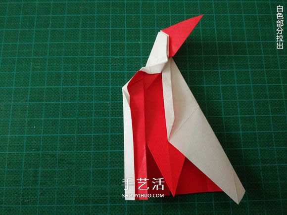 圣誕鶴的折法圖解教程 折紙圣誕紙鶴的方法 -  rpnrmr.com