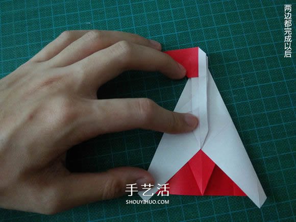 圣誕鶴的折法圖解教程 折紙圣誕紙鶴的方法 -  rpnrmr.com