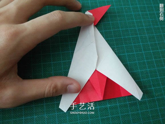 圣誕鶴的折法圖解教程 折紙圣誕紙鶴的方法 -  rpnrmr.com