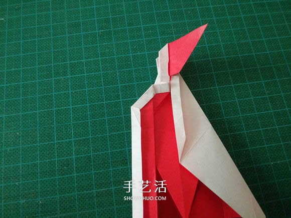 圣誕鶴的折法圖解教程 折紙圣誕紙鶴的方法 -  rpnrmr.com
