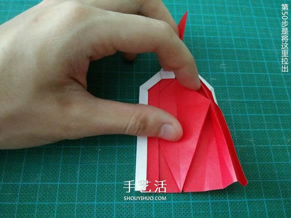 圣誕鶴的折法圖解教程 折紙圣誕紙鶴的方法 -  rpnrmr.com