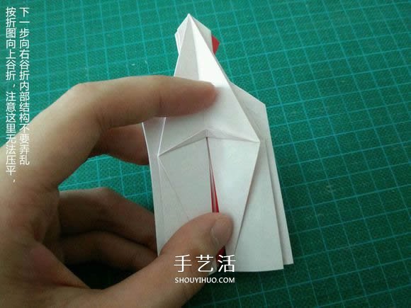 圣誕鶴的折法圖解教程 折紙圣誕紙鶴的方法 -  rpnrmr.com