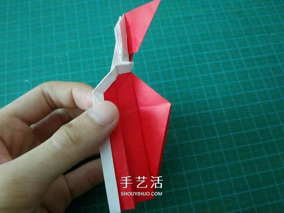 圣誕鶴的折法圖解教程 折紙圣誕紙鶴的方法 -  rpnrmr.com