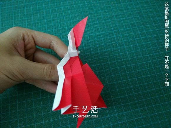 圣誕鶴的折法圖解教程 折紙圣誕紙鶴的方法 -  rpnrmr.com