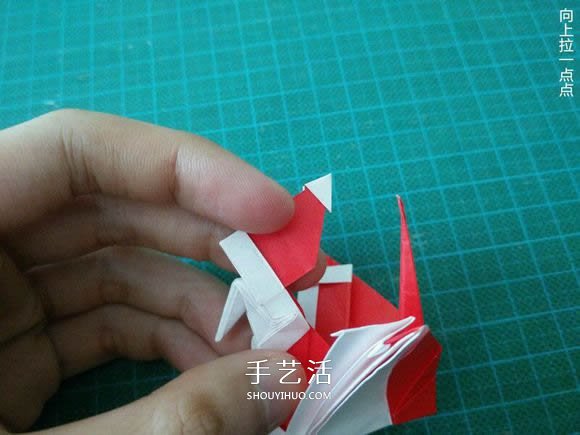 圣誕鶴的折法圖解教程 折紙圣誕紙鶴的方法 -  rpnrmr.com