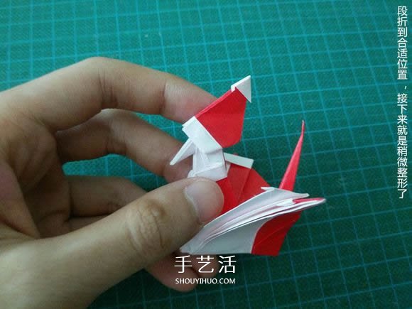 圣誕鶴的折法圖解教程 折紙圣誕紙鶴的方法 -  rpnrmr.com