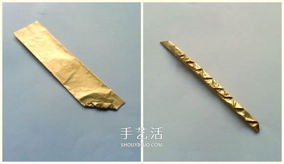 錫箔紙折紙樹葉項鏈墜 兒童項鏈手工折紙圖解 -  rpnrmr.com