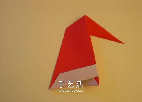 折紙圣誕帽的方法圖解 簡(jiǎn)單圣誕帽的折法步驟 -  rpnrmr.com