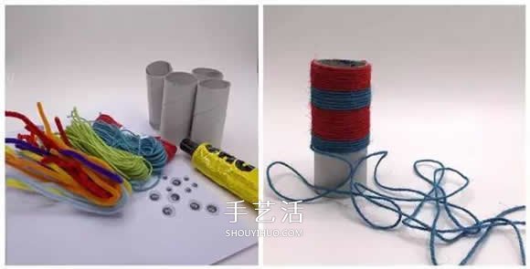 萬圣節(jié)小怪物手工制作 卷紙筒做小怪物的方法 -  rpnrmr.com