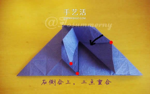圣誕星折法圖解教程 折紙圣誕星的方法步驟 -  rpnrmr.com