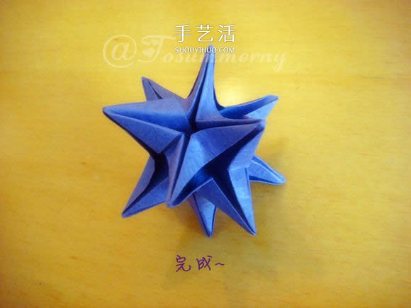 圣誕星折法圖解教程 折紙圣誕星的方法步驟 -  rpnrmr.com