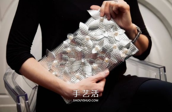 鋁箔防潮墊手工制作漂亮手拿包的方法圖解 -  rpnrmr.com