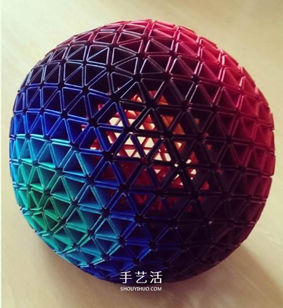 手工折紙Snapology球 用紙條折球體步驟圖解 -  rpnrmr.com