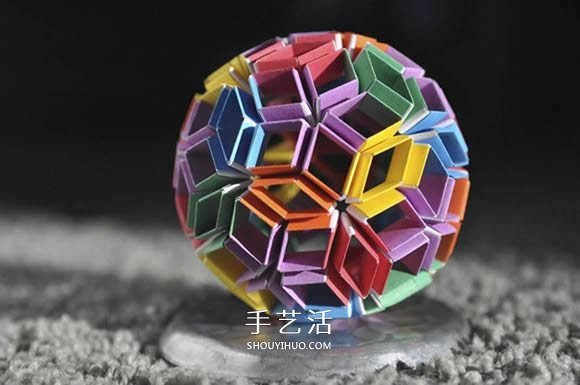 手工折紙Snapology球 用紙條折球體步驟圖解 -  rpnrmr.com