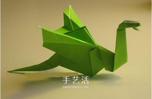 手工折紙翼龍的步驟圖 翼龍的折法圖解過程 -  rpnrmr.com