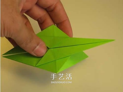 手工折紙翼龍的步驟圖 翼龍的折法圖解過程 -  rpnrmr.com
